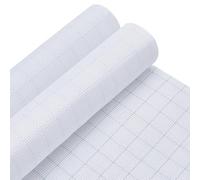 letsinstyle 1 Yard 59 Inch 14 Count Grid Aida Cloth, Pre-Cut White Cross Stitch Aida Fabrics, Cross Stitch Fabric for Embroidery Knit Crochet Projects and Make Dividers