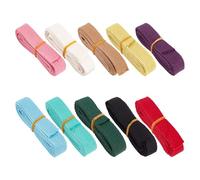 letsinstyle 10 Rolls Heavy Cotton Webbing, 3/4 inch 20 Yard Handles Webbing Straps, Bags Leash Straps for Making Bag Handles, Cloth Belt, Crafts Outdoor Accessories Supplies