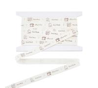 letsinstyle 10 Yard Custom Cotton Sewing Labels, Personalized Fabric Tags for Clothing Sew On Fabric Tags for Handmade, Polyester Garment Labels for Quilters Knitters and Crafters