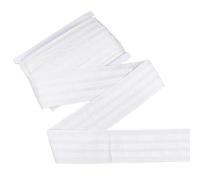letsinstyle 10 Yards 3.15 Inch Curtain Pleating Tape, White British Style Curtain Heading Tapes, Detachable Craft Accessories for Making Home Decoration Projects