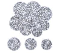 letsinstyle 12 Pcs Disco Ball Iron on Patch, Glitter Embroidered Applique, Fun Western Music Party Embroidery Patches for DIY Clothing Backpacks Shirt Jeans Skirt Hats Bag