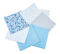 letsinstyle 14 Pcs Cotton Fabric Bundles, 20 x 20 Inch Fat Quarter Quilting Patchwork Fabric, Vintage Flower Sewing Fabrics for Home Party Decor DIY Handmade Crafting Quilt Making