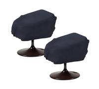 letsinstyle 2 Pack Boat Folding Seat Covers, W20" x D18" x H14" Waterproof Captain's Chair Cover, 210D Oxford Fabric Fishing Chair Protective Covers for All Weather