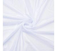 letsinstyle 2 Yard Slightly Stretchy Mesh Fabric, 63" Wide White Polyester Fibre Meshes Netting, Soft Veil Netting Fabric for Backpack DIY Crafts Clothes