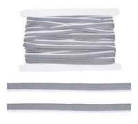 letsinstyle 25 Yards 0.39 Inch Wide Reflective Piping Fabric Strip, Silver Polyester Piping Bias Tape, Sewing Supply for Garment Clothing Upholstery Accessories DIY Crafting