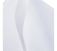 letsinstyle 2Pcs 20 x 20 Inch 14 Count Cross Stitch Aida Fabric, Pre-Cut White Needlepoint Canvas, Cross Stitch Fabrics for Embroidery Knit Crochet Projects and Make Dividers