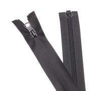 letsinstyle 2Pcs 27.5 Inches Black Waterproof Zippers, Nylon Separating Invisible Zipper, Sewing Accessories for DIY Sewing Tailor Craft Bag Garment Home Textile