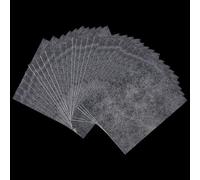 letsinstyle 30 Sheets Fusible Webbing for Fabric Applique, 8" x 12" Stitch Witchery Fusible Bonding Web for Fabric Holes, Fusing Web for Repair & DIY Supplies