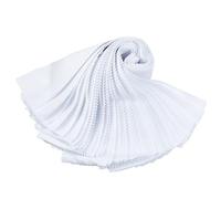 letsinstyle 40 Pcs White Jelly Roll Fabric, 100% Cutton Squares Jelly Patchwork, 2.5 x 19 Inch Cotton Precut Strips for Quilting Sewing and DIY Craft