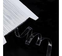 letsinstyle 44 Yards 8mm Clear Elastic Strap, Stretchy Bra Transparent Straps, Invisible Lightweight Bra Shoulder Bands for Lingerie Dance Swimwear Cloth Sewing Project