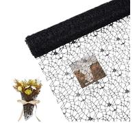 letsinstyle 5 Yards Jacquard Net Mesh Openwork Wrapping Paper, 19.7 Inch Korean Style Flower Wrapping Papers, Bouquet Wrapping Papers for Fresh Flowers Hand Decor