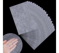 letsinstyle 50 Sheets Fusible Webbing for Applique, 20 x 30 cm Double Sided Iron-On Adhesive Fusible Webbing Lightweight Stitch Witchery Fusible Bonding Web, Fusing Web for Fabric Holes and Repair