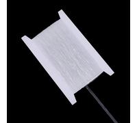 letsinstyle 50 Yards 4mm Clear Elastic Straps, Stretchy Bra Transparent Strap, Invisible Bra Shoulder Bands for Lingerie Dance Swimwear Cloth Sewing Project