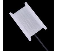 letsinstyle 50 Yards 6mm Clear Elastic Strap, Stretchy Bra Invisible Straps, Transparent Bra Shoulder Bands for Lingerie Dance Swimwear Cloth Sewing Project