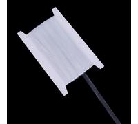 letsinstyle 50 Yards 8mm Clear Elastic Strap, Stretchy Bra Invisible Straps, Transparent Bra Shoulder Band for Lingerie Dance Swimwear Cloth Sewing Project