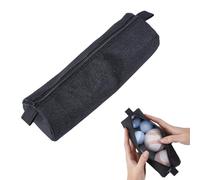 letsinstyle 8.3" x 2.8" Pickleball Ball Holder, Oxford Cloth Pickle Ball Storage Carrying Bag, Portable Tennis Pouch for Backpack Travel Carrying Sports Accessory