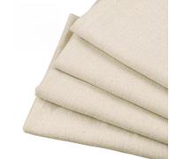 letsinstyle 8 Pcs Linen Needlework Fabric, 11.8 x 11.8 Inch Plain Solid Colour Linen Fabric, Muslin Embroidery Fabrics Garment for Needlework Dressmaking Skirts Bag Embroidery