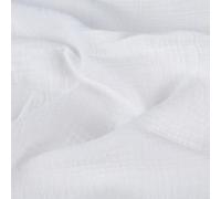 letsinstyle Double Gauze Cotton Fabric by the Yard, 53 x 36 inch Wrinkle Gauze Muslin Fabrics Table Runners Decor Cloth, Breathable Quilting Fabric for Cheesecloth Kitchen