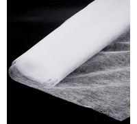 letsinstyle Light Weight Fusible Bonding Web, 43.3inch x 6yard Stitch Witchery Fusible Interfacing for Sewing, Iron on Bonding Web Cloth for Fabric Applique and DIY Craft Making