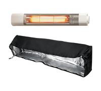 letsinstyle Wall-Mounted Patio Heater Cover, Oxford Waterproof Electric Heater Covers, Dustproof Accessory for Indoor Outdoor Garage Backyard Hanging Patio Heaters