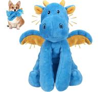 Letsmeet Interactive Plush Dog Squeaky Toy, Crinkle Paper, Puzzle Chew Toy for Small, Medium, Large Dogs