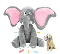 Letsmeet Interactive Plush Dog Squeaky Toys, Puppy Puzzle Chew Toy with Crinkle Paper, for Small, Medium, Large Dogs