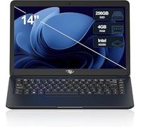 LETSUNG - Itel 14" Celeron N3350 Laptop (Dual Core) | 4GB RAM | 256GB SSD | Ultra Slim Design | HDMI & USB 3.2 | WiFi 2.4G/5G | Webcam | for Home