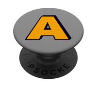 Letter A Graphic Design PopSockets Adhesive PopGrip