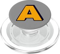 Letter A Graphic Design PopSockets PopGrip for MagSafe