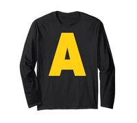 Letter A Group Matching Halloween Cosplay Costume Long Sleeve T-Shirt