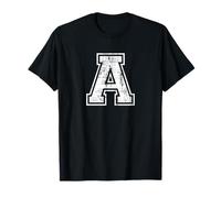Letter A Uppercase Alphabet Initial School College Varsity T-Shirt