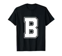 Letter B - Alphabet Bold Capital Upper Case Initial Monogram T-Shirt