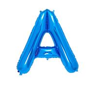 Letter Blue A Balloons,40 Inch Single Blue Alphabet Giant Letter Foil Balloons Aluminum Hanging For Wedding Birthday Party Decoration Helium Air Mylar Balloon