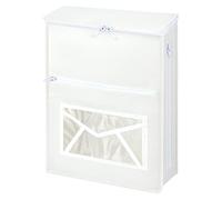 Letter Box Catcher, Indoor Post Catcher, Slim Letterbox Cage, White