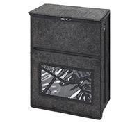 Letter Box Catcher, Indoor Post Mail Catcher for Front Door, Fits UPVC/Glass/Wood/Metal Doors, Self-Adhesive, Large Size for Letters & Small Parcels - Grey