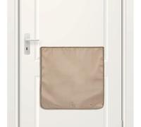 Letter Box Catcher, Letter Box Cover for Front Door 50 × 50 cm Letterbox Cage Alternativ No Drill Required Dog Proof Mail Holder for Mail Letters Small Parcels (Brown)