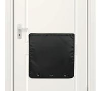 Letter Box Catcher, Letter Box Cover for Front Door 50 × 50 cm Letterbox Cage Alternativ No Drill Required Dog Proof Mail Holder for Mail Letters Small Parcels (Black)