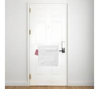 Letter Box Catcher, White Post Catcher for Letterboxes, Secure Letter for Front Door, No Screws Required, Easy to Open, Protects Letters Fits All Door Types