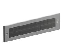 STORMGUARD 06SR0170000A Internal Metal Letter Box Brush Cover-Aluminium Draught Excluder Use-Silver Finish, 335mm x 75mm