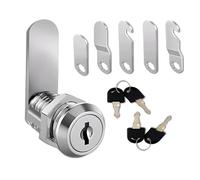 Letter Box Lock Set,Post Box Lock Replacement for Door,Cabinet,Drawer,Cupboard,Security Letterbox Locks with 4 Key and 5 Different Locks Plates,Durable Mailbox Locks for Protecting Items