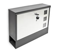 Letter box Mailbox Steel Postbox Lockable Waterproof Outdoor Mailbox Mail Holder