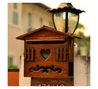 Letter Box Outdoor Wrought Iron Wall Hanging Report Box Waterproof