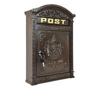 Letter box Wall-Mounted Mailbox Lightweight Lockable Antique Letter Holder
