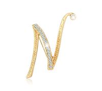 Letter Brooches and Pins for Women Dainty A-Z Letter Pin for Backpacks Gold Rhinestone Initial Pins Gifts Custom Jewelry, alloys, no gemstone