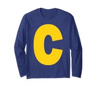 Letter C Chipmunk Group Matching Halloween Costume Cosplay Long Sleeve T-Shirt