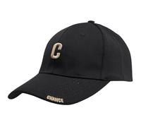 Letter C Embroidered Baseball Cap for Mens and Womens Adjustable, Cool Rock Hip Hop Classic Hat, Soft Silky Structured Hat, Casual Outdoor Breathable Caps (Black)