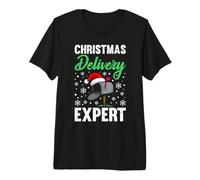 Letter Carrier Christmas DELIVERY Expert Funny Postman Premium T-Shirt