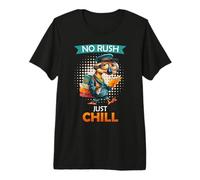 Letter Carrier NO Rush JUST CHILL Funny Postman Premium T-Shirt