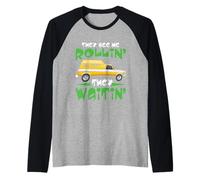 Letter Carrier They See ME Rollin' Funny Postman Raglan Baseball Tee