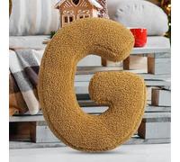 Letter Cushion - Soft Cotton Alphabet Cushion | Individual Initials Decorative Nursery Decor 300g | The Personalised Plush Learning Pillow Supports Young Children With Literacy